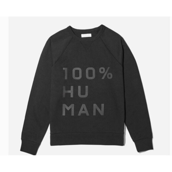 Everlane Black 100% Human Sweatshirt - Picture 2 of 5